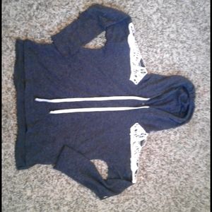 Long sleeve shirt with hood